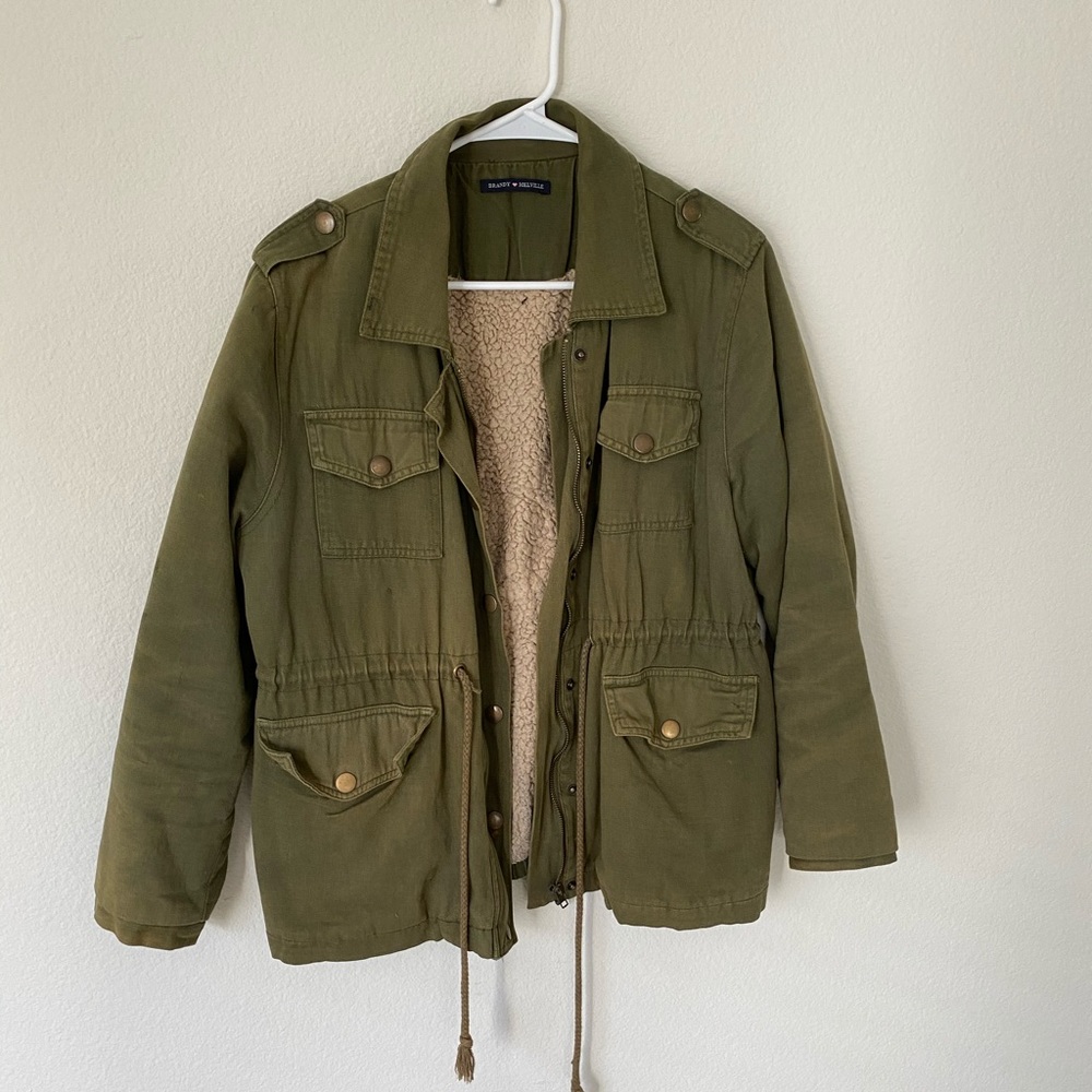 BRANDY MELVILLE navy green army jacket
